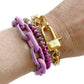 Pastel Enamel Chain Bracelets - More colors available