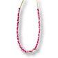 Pink Jasper Petite Charm Necklace