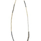 Mixit Gold & Black Gemstone Wrap Bracelet Necklace - LJFjewelry