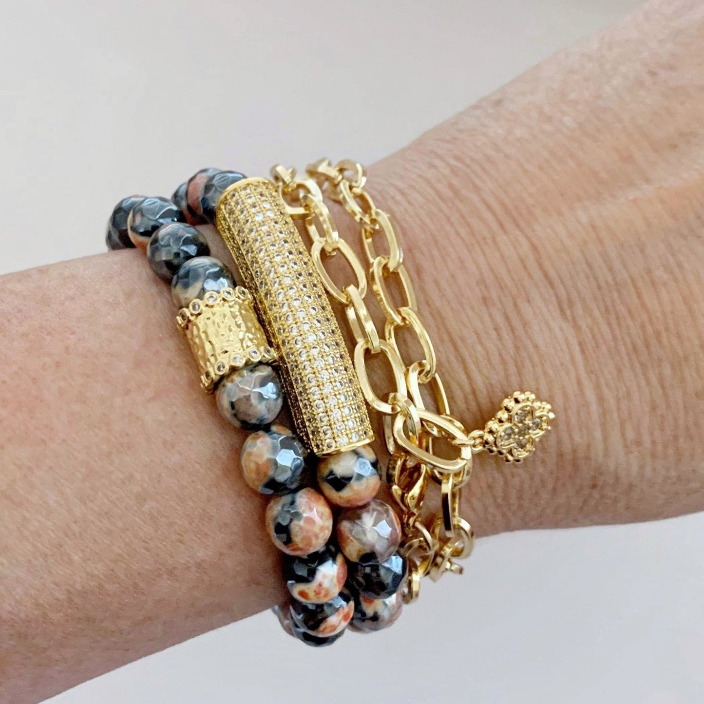 Taylor Cable Chain Wrap Bracelet - LJFjewelry